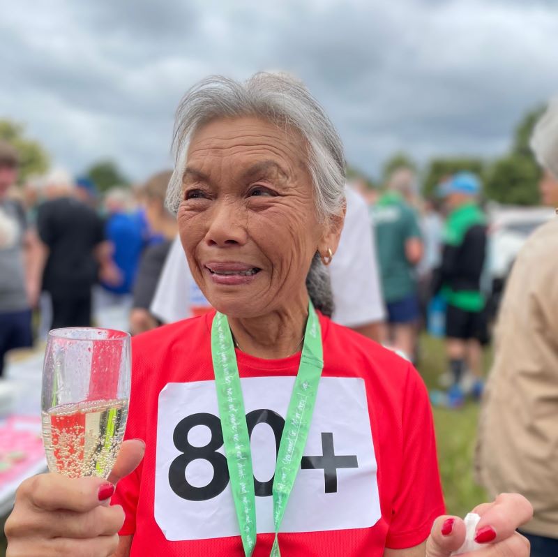 84-Year-Old Runner Racing for an Age Category National Record in Southampton