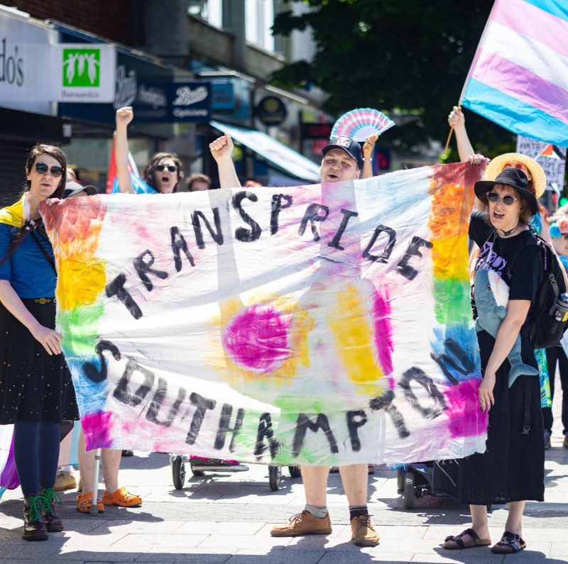 Protest and party – Trans Pride Southampton made a triumphant return to the city