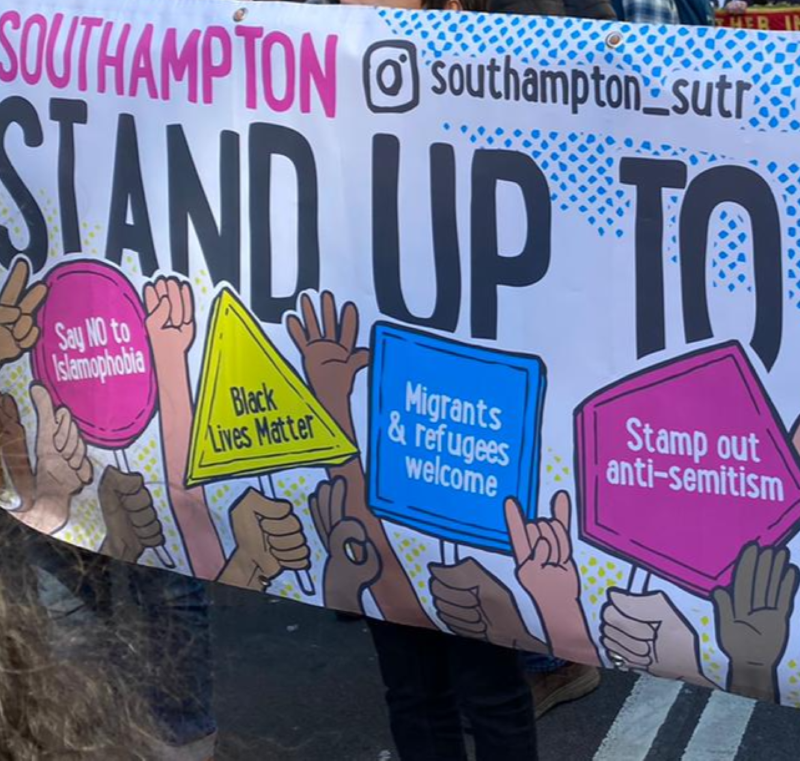 Southampton Stand Up To Racism counter demo to be held on Tuesday