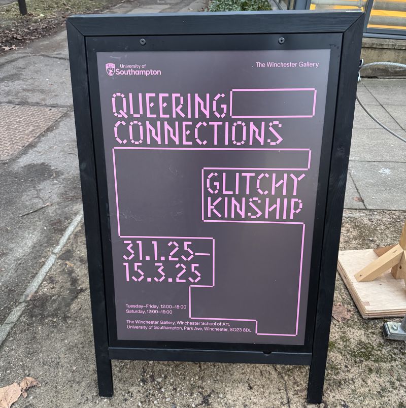 Art review: Queering connections: Glitchy Kinship, The Winchester Gallery, Winchester School of Art