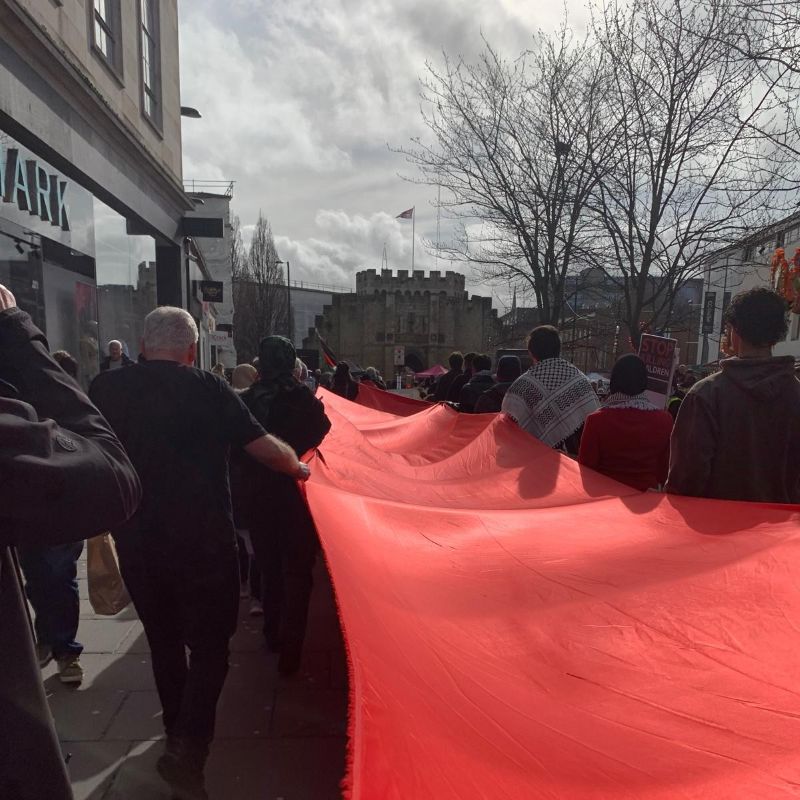 Peace Protest: “From Southampton to Palestine, we are the red line!”