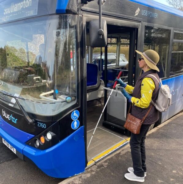 Disabled bus pass holders hand-deliverd letters to councillors imploring them not to impose cuts which make their lives even tougher